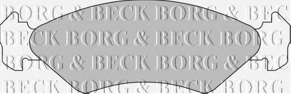 BORG & BECK BBP1112 Тормозные колодки BORG & BECK 