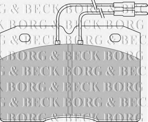 BORG & BECK BBP1133 Тормозные колодки BORG & BECK 