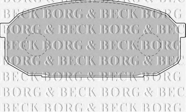 BORG & BECK BBP1144 Тормозные колодки BORG & BECK 