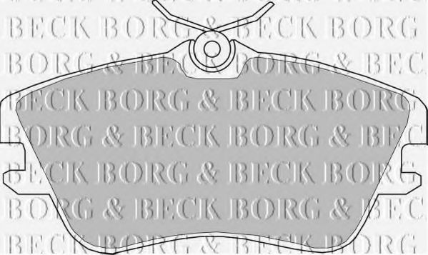 BORG & BECK BBP1160 Тормозные колодки BORG & BECK 