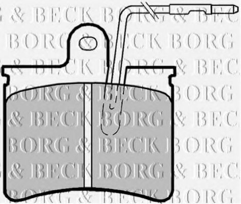 BORG & BECK BBP1169 Тормозные колодки BORG & BECK 
