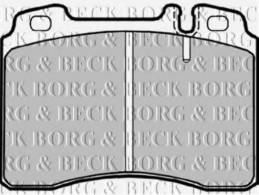 BORG & BECK BBP1181 Тормозные колодки BORG & BECK 