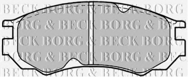 BORG & BECK BBP1189 Тормозные колодки BORG & BECK 