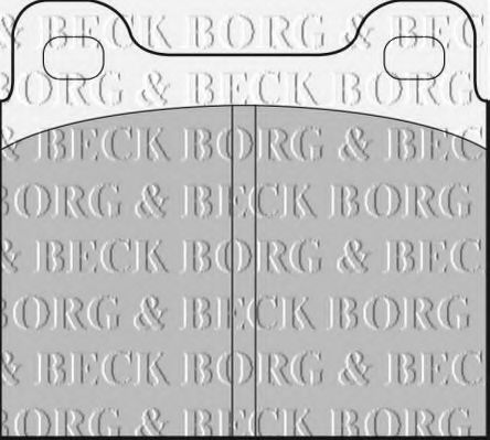 BORG & BECK BBP1210 Тормозные колодки BORG & BECK для VOLVO