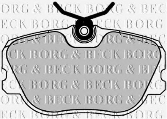 BORG & BECK BBP1229 Тормозные колодки BORG & BECK для VOLVO