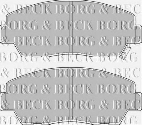 BORG & BECK BBP1248 Тормозные колодки BORG & BECK 