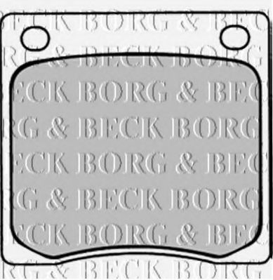 BORG & BECK BBP1296 Тормозные колодки BORG & BECK 