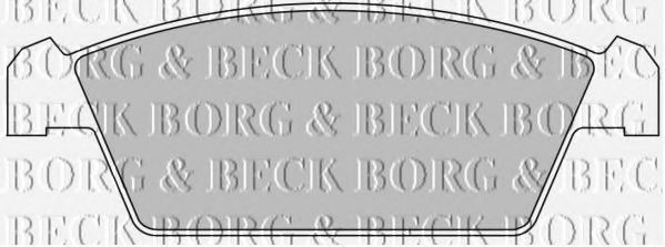 BORG & BECK BBP1299 Тормозные колодки BORG & BECK 