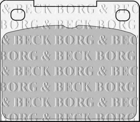 BORG & BECK BBP1307 Тормозные колодки BORG & BECK для VOLVO