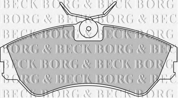 BORG & BECK BBP1316 Тормозные колодки BORG & BECK 