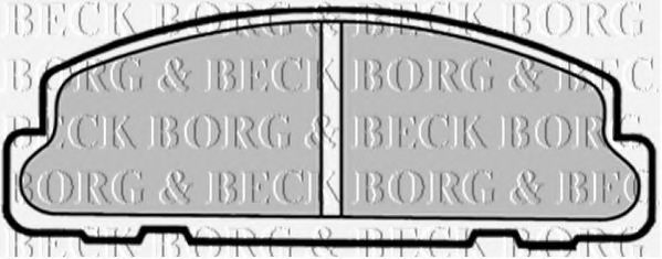 BORG & BECK BBP1321 Тормозные колодки BORG & BECK 