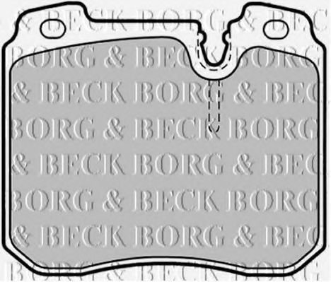 BORG & BECK BBP1340 Тормозные колодки BORG & BECK 