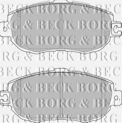 BORG & BECK BBP1352 Тормозные колодки BORG & BECK 