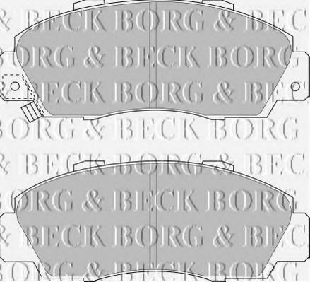 BORG & BECK BBP1389 Тормозные колодки BORG & BECK для ROVER