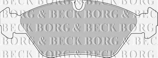 BORG & BECK BBP1412 Тормозные колодки для OPEL ARENA