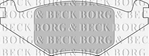 BORG & BECK BBP1415 Тормозные колодки для VOLKSWAGEN POLO 2 CLASSIC (86C, 80)