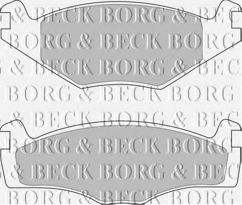 BORG & BECK BBP1420 Тормозные колодки BORG & BECK 