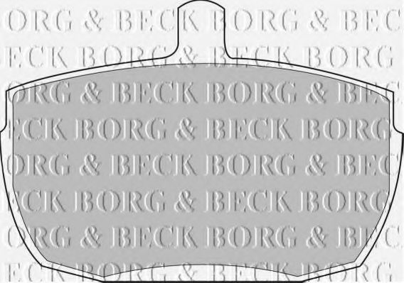 BORG & BECK BBP1422 Тормозные колодки BORG & BECK 
