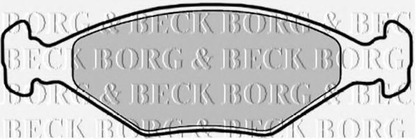 BORG & BECK BBP1426 Тормозные колодки BORG & BECK 