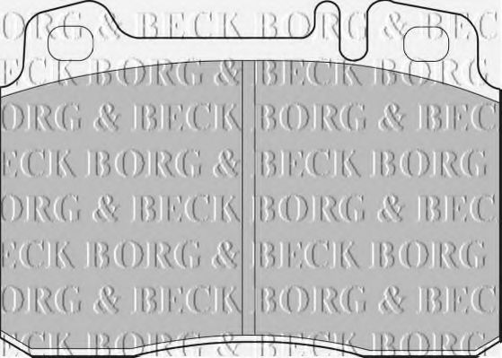 BORG & BECK BBP1492 Тормозные колодки BORG & BECK для MERCEDES-BENZ