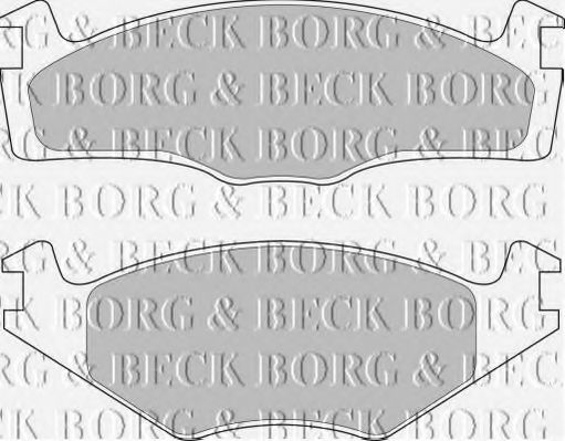 BORG & BECK BBP1531 Тормозные колодки BORG & BECK для VOLKSWAGEN POLO