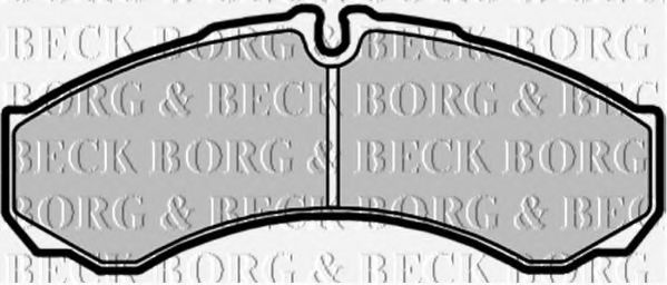 BORG & BECK BBP1554 Тормозные колодки для IVECO