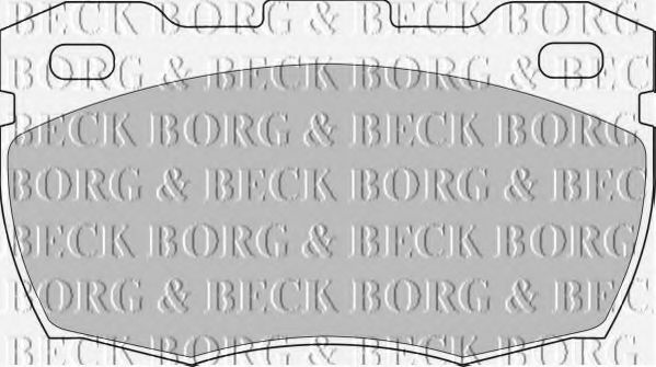 BORG & BECK BBP1571 Тормозные колодки BORG & BECK для LAND ROVER