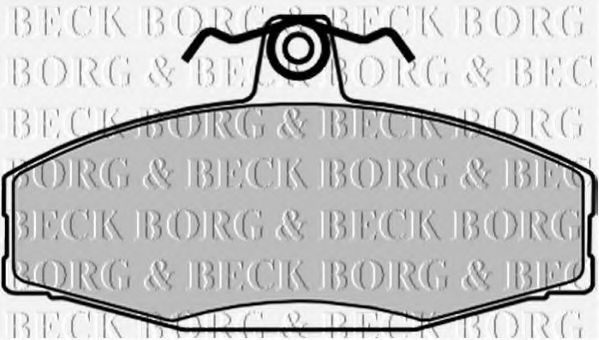 BORG & BECK BBP1604 Тормозные колодки для SKODA FORMAN