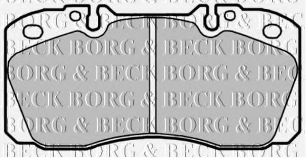 BORG & BECK BBP1660 Тормозные колодки для IVECO