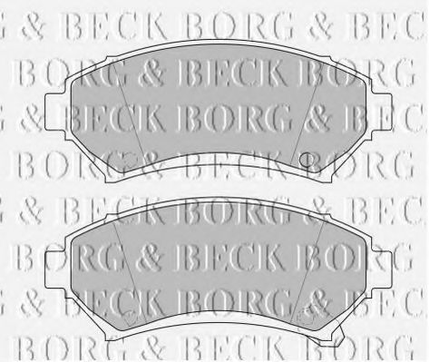 BORG & BECK BBP1686 Тормозные колодки BORG & BECK для OPEL