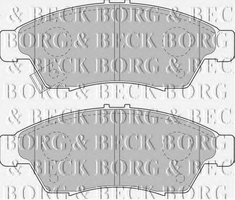 BORG & BECK BBP1802 Тормозные колодки BORG & BECK для SUZUKI