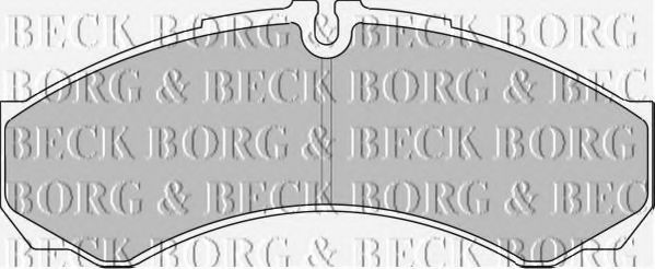 BORG & BECK BBP1862 Тормозные колодки для IVECO