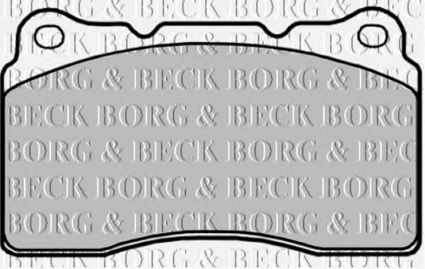 BORG & BECK BBP1873 Тормозные колодки BORG & BECK для VOLVO