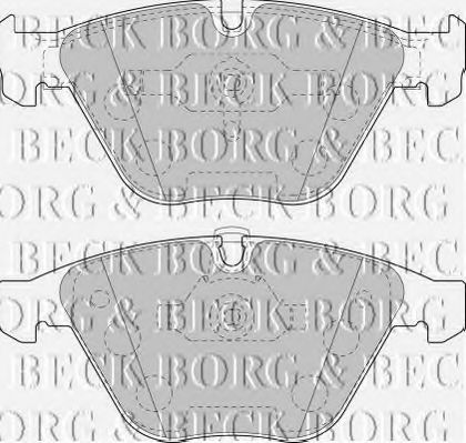 BORG & BECK BBP1894 Тормозные колодки BORG & BECK для BMW