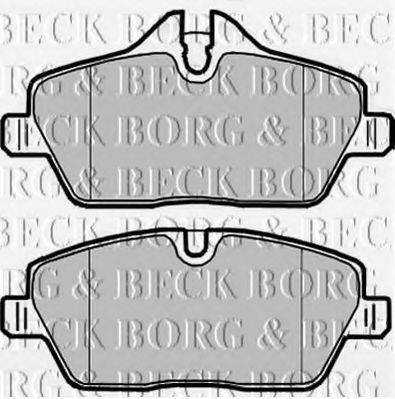 BORG & BECK BBP1926 Тормозные колодки BORG & BECK для BMW
