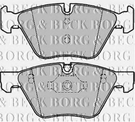BORG & BECK BBP1945 Тормозные колодки BORG & BECK для BMW
