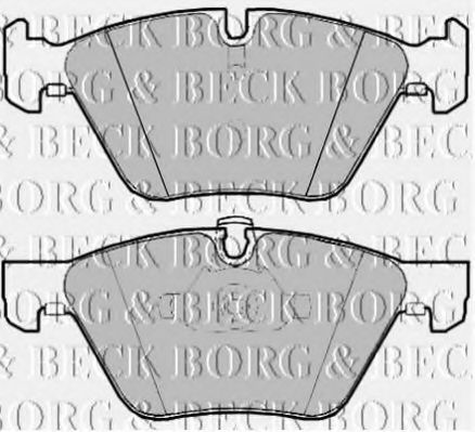 BORG & BECK BBP1948 Тормозные колодки BORG & BECK для BMW