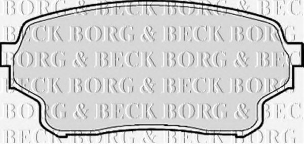 BORG & BECK BBP1953 Тормозные колодки BORG & BECK для SUZUKI