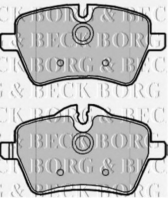 BORG & BECK BBP1988 Тормозные колодки BORG & BECK для MINI