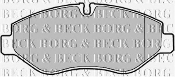 BORG & BECK BBP2021 Тормозные колодки для IVECO