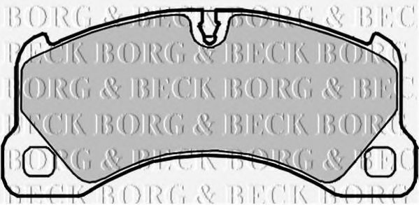 BORG & BECK BBP2101 Тормозные колодки BORG & BECK для PORSCHE