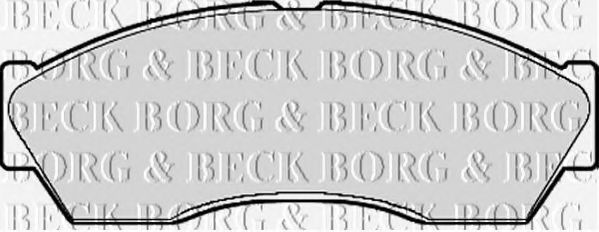 BORG & BECK BBP2118 Тормозные колодки BORG & BECK для ROVER