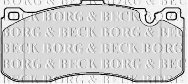 BORG & BECK BBP2155 Тормозные колодки BORG & BECK для BMW