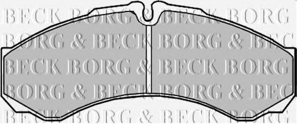 BORG & BECK BBP2195 Тормозные колодки для IVECO