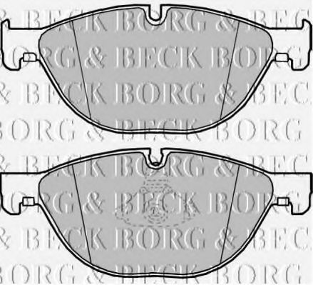 BORG & BECK BBP2218 Тормозные колодки BORG & BECK для BMW
