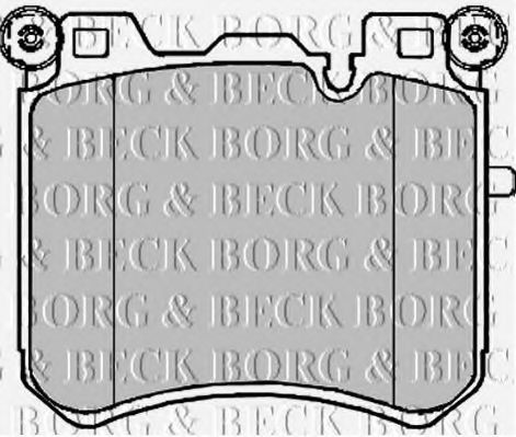 BORG & BECK BBP2223 Тормозные колодки BORG & BECK для BMW