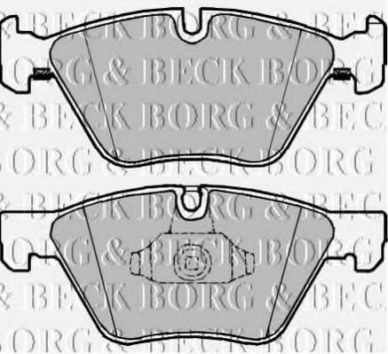 BORG & BECK BBP2224 Тормозные колодки BORG & BECK для BMW