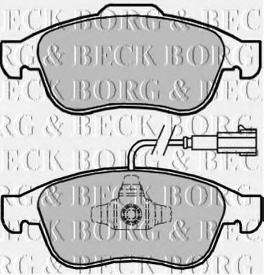 BORG & BECK BBP2246 Тормозные колодки BORG & BECK для ALFA ROMEO
