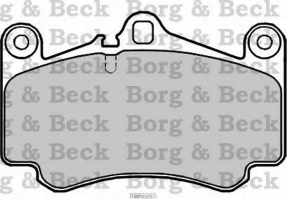 BORG & BECK BBP2255 Тормозные колодки BORG & BECK для PORSCHE 911