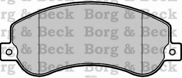 BORG & BECK BBP2281 Тормозные колодки для VOLKSWAGEN AMAROK